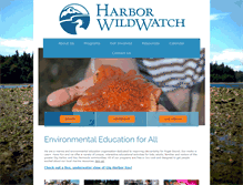 Tablet Screenshot of harborwildwatch.org